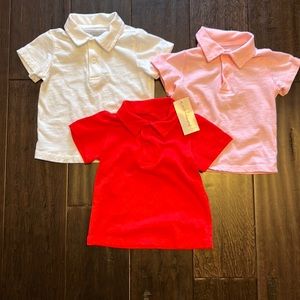 NWT Bundle of First Impressions Baby Boys Short Sleeved Polo Shirts!